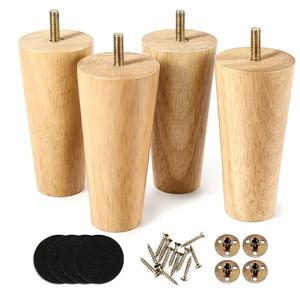 Jambe de chaise en bois Turquie Canapé Jambes Carré Rond Pieds En Bois Pieds De Remplacement En Bois pour Ensemble De Meubles Table conception spéciale - Product Image 3