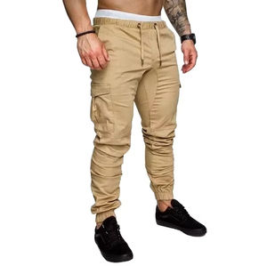 Pantalon cargo personnalisé pour hommes, en toile imperméable multi-poches, style délavé, uniforme pour les sports d'extérieur - Product Image 1