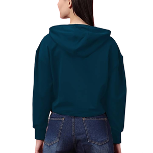 Haute qualité personnalisé haut court à capuche femmes sweats à capuche confortables et respirants pour femme Anti-rides sweats à capuche pour femme - Product Image 2