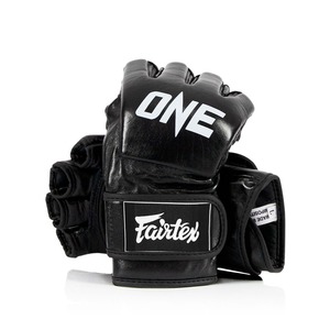 ถุงมือชกมวย Fairtex สีดำแบบกำหนดเอง ทำจากหนังแท้ น้ำหนักเบา พร้อมโลโก้ แบบผูกเชือก สำหรับฝึกซ้อมและแข่งขัน MMA มวยไทย - Product Image 6