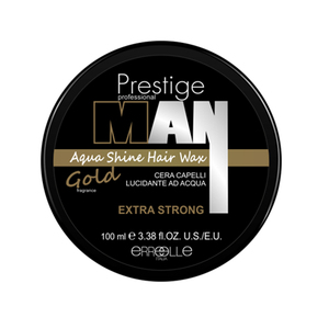 Cera para el Cabello Italiana Erreelle Italia Prestige Unisex Aqua Shine, Fijación Fuerte, Brillo, Sin Alcohol, Sin Residuos Blancos, 100 ml, Pomada - Product Image 3