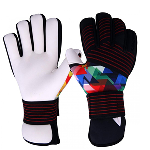 ถุงมือผู้รักษาประตูซิลิโคนน้ำหนักเบามีขอบสีแดงและยืดหยุ่นเหมาะสำหรับการฝึกซ้อมและการจับคู่ - Product Image 6