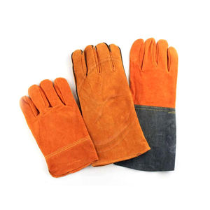 Gants en cuir anti-brûlure résistants aux hautes températures résistant à l'usure Pakistan gants de protection à usage extérieur plaine de haute qualité - Product Image 1