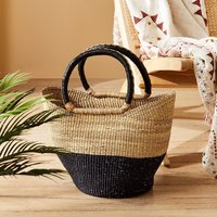 Panier à fruits en jonc de mer du Vietnam, sacs de rangement, sac écologique tissé, prix le plus bas