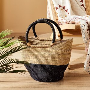 Cesta de algas marinas, cestas de frutas de Vietnam, bolsas de almacenamiento de compras, ecológicas tejidas, precio más barato - Product Image 4