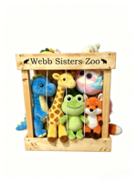 Деревянный стеллаж для хранения игрушек Wood Webb Sisters Zoo, полка для демонстрации игрушек с милыми животными для детской комнаты, спальни, игровой комнаты