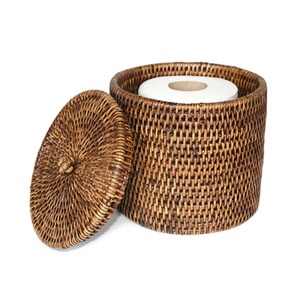 Round <b>rattan</b> paper <b>box</b> with open lid Handmade <b>Storage</b> <b>Box</b> EcoFriendly Natural Home and Home Decor Wholesale from Vietnam - Product Image 5