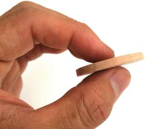 Jetons de Carrom en bois, 24 ou 20 pièces, avec un marteau de frappe (24 pièces au total) - Product Image 4