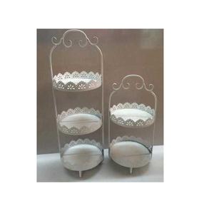 Soporte para Pastel de Metal Niquelado de Forma Cuadrada, Estilo Lujoso y Ecológico para Bodas y Fiestas, Marca RABEH a Bajo Precio - Product Image 1