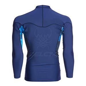 Meilleures ventes Rash Guard pour hommes Spandex Polyester Made Men's Workout Breathable Rash Guard à vendre - Product Image 2