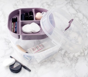 Caja de Almacenamiento de Cosméticos Portátil con Múltiples Compartimentos, Moldeada por Inyección, PP Duradero, Tapa Transparente Ecológica para Costura y Uso Doméstico - Product Image 6