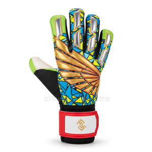 Gants de gardien de but professionnels en latex léger de haute qualité avec surface de préhension améliorée et protection des doigts pour l'entraînement quotidien - Product Image 2