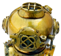Casque de plongée miniature en laiton US Navy Mark V, style nautique vintage, design moderne, fait main, haute qualité, décoration d'intérieur, découpe de précision