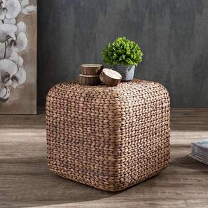 Hot New Design Seagrass Water Jacinth Tabourets et poufs Ottoman Banc de rangement Durable Tissé à la main Chambre Meubles de maison - Product Image 2