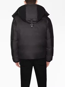 Doudoune à capuche légère compressible résistante à la bulle pour l'hiver OEM Veste rembourrée matelassée respirante personnalisée pour hommes - Product Image 2