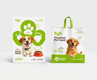 Sacs d'emballage pour aliments pour animaux de compagnie en aluminium et plastique à fond plat, imprimés par gravure, résistants à l'humidité, 1 kg, 3 kg, 5 kg, 10 kg, 15 kg, 20 kg, 25 kg