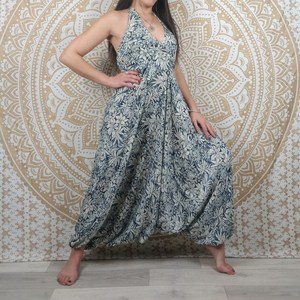 Combinaison décontractée d'été pour femmes avec taille haute et 100% coton - Product Image 1
