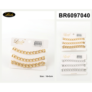 3pcs Bracelets métalliques à la mode - Product Image 5