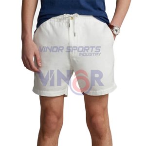 Bermuda d'été 100% coton décontracté unisexe à séchage rapide respirant unisexe à poches mi-taille personnalisé pour hommes - Product Image 1