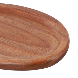 Plateau en bois ovale irrégulier pour collations Vaisselle Ustensiles de cuisine Écologiquement et sans danger pour la santé Produits vietnamiens en gros. - Product Image 2