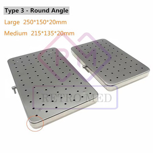Khử trùng khay trường hợp Silicone Pad thép không gỉ Hướng dẫn sử dụng hộp khử trùng để giữ dụng cụ phẫu thuật MOL chứng nhận - Product Image 3