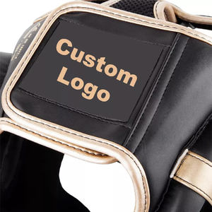 Vente en gros personnalisé Coaching Sparring Training Sécurité Muay Thai Protège-tête en cuir de vachette de qualité supérieure - Product Image 5