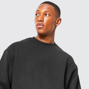 Épais lourd blanc goutte épaule hommes sweat 500 460 400 GSM Logo personnalisé poids lourd surdimensionné sweats - Product Image 5