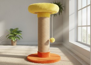 Arbre à chat Amistar 'Majestic Column' de haute qualité, griffoir 70 cm, écologique et durable pour chats, chatons, toutes tailles et âges. Nouveau! - Product Image 2