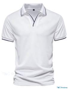 Polo Cómodo y suave Ropa de verano Nuevo diseño Cómodo y suave Polo para hombre a la venta - Product Image 2