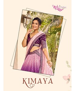 LehengaCholi de mariage en coton de luxe grande taille pour femmes en rose avec travail de paillettes Chunni style Bollywood - En stock - Product Image 2