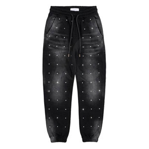 Chándal con pedrería para hombre con chaqueta de cremallera completa, pantalones a juego y tela suave para uso diario en la calle. - Product Image 5