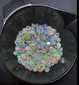 Igi หินอัญมณีทรงวงรีทรงไข่โอปอลไฟโอปอลจากเอธิโอเปียสีขาวธรรมชาติขนาด7*9มม. 10 CT เล่นสำหรับเครื่องประดับได้รับการรับรองจาก IGI - Product Image 6