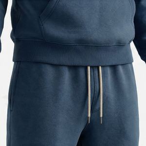 Conjunto Deportivo de Dos Piezas para Hombre, Diseño OEM, Sudadera con Capucha, 100% Algodón, Tejido Transpirable, Logotipo Personalizado, para Correr al Aire Libre, Traje para Trotar - Product Image 5