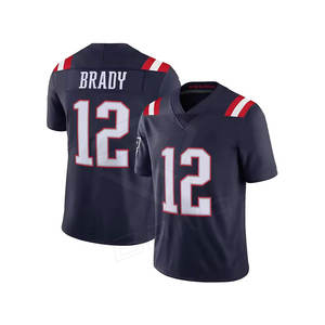 Camiseta de fútbol americano ligera con impresión por sublimación, camiseta de fútbol americano transpirable recién llegada - Product Image 4