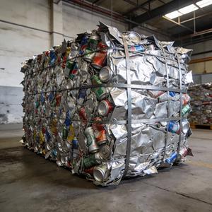 Chatarra de Latas de Bebidas Usadas, Material de Aluminio en Pacas de Grado Industrial para Reutilización y Producción de Aleaciones - Product Image 3