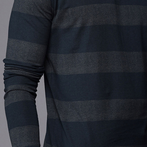 T-shirt de haute qualité pour hommes, manches longues, vêtements de sport personnalisés, t-shirts en coton et polyester, manches longues allongées, t-shirt OEM, taille - Product Image 4