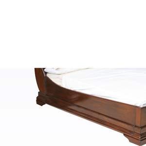 Suite de meubles de chambre à coucher en bois moderne de 150cm Cadre de lit élégant personnalisé avec pied bas - Product Image 5