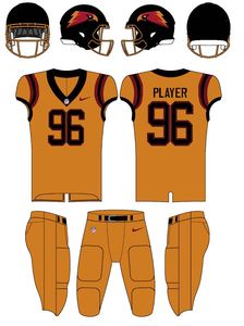 Affordable Price Original Equipment American Football Uniform set top Quality Breathable American football uniform - Product Image 3