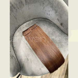 Extensiones de cabello vietnamita con CLIP IN de alta calidad, brillo Natural humano virgen, volumen grueso dibujado doble para salón y exportación - Product Image 4