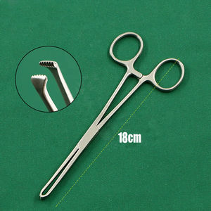 Pince à tissus Allis 16cm 4x5 Dents Manuel Instrument de préhension des tissus intestinaux Acier chirurgical Thoms-Allis Basis - Product Image 3