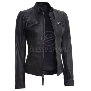 Chaqueta de Cuero Personalizada para Mujer |   Fabricante OEM y de Marca Privada - Product Image 3
