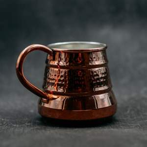 Mug et verre à boire en cuivre de la meilleure qualité, vaisselle en cuivre, mug, prix de gros - Product Image 2