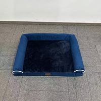 Lit pour chien et chat personnalisé, écologique, en forme de canapé, avec rembourrage en éponge pour un sommeil profond, amovible, lavable, rectangulaire, épais, tapis chaud, niche pour chien