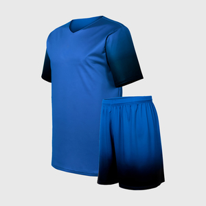 Conjunto de Fútbol Sublimado, Camiseta y Pantalones Cortos Deportivos, Uniforme de Equipo Personalizado, Diseña Tu Propio Uniforme, Producción Sostenible - Product Image 4