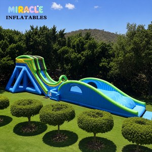<span class=keywords><strong>Toboggan</strong></span> aquatique gonflable géant de qualité commerciale <span class=keywords><strong>avec</strong></span> plateforme d'atterrissage gonflable, <span class=keywords><strong>toboggan</strong></span> extérieur pour la location en parc aquatique - Product Image 5