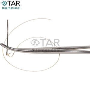 Pinces hémostatiques incurvées Pinces à épiler verrouillables en acier inoxydable Instruments médicaux Hémostats Mâchoires dentelées pour infirmières à usage médical - Product Image 5