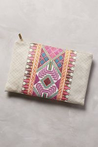 UNIQUE Bohemian Style Embroidery Pearl Evening <b>Hand</b> Clutch Bags Fancy Design Lining Wholesale - Product Image 3
