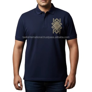 Camisetas Polo de Algodón Piqué Premium para Hombre, Tallas Grandes, con Bordado Intrincado, Camisetas Polo Bordadas para Hombre, Tallas Grandes y Altas - Product Image 5