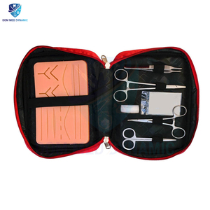 Ensemble de formation chirurgicale de puissance manuelle de qualité supérieure pour les étudiants en médecine Kit complet de pratique en silicone en acier inoxydable - Product Image 4
