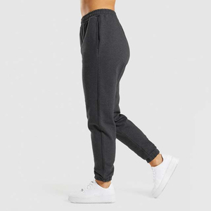 Pantalones de chándal para mujer de cintura media personalizados al por mayor, ropa de calle de Otoño de lona, pantalones planos informales de estilo Cargo con logotipo personalizado - Product Image 2